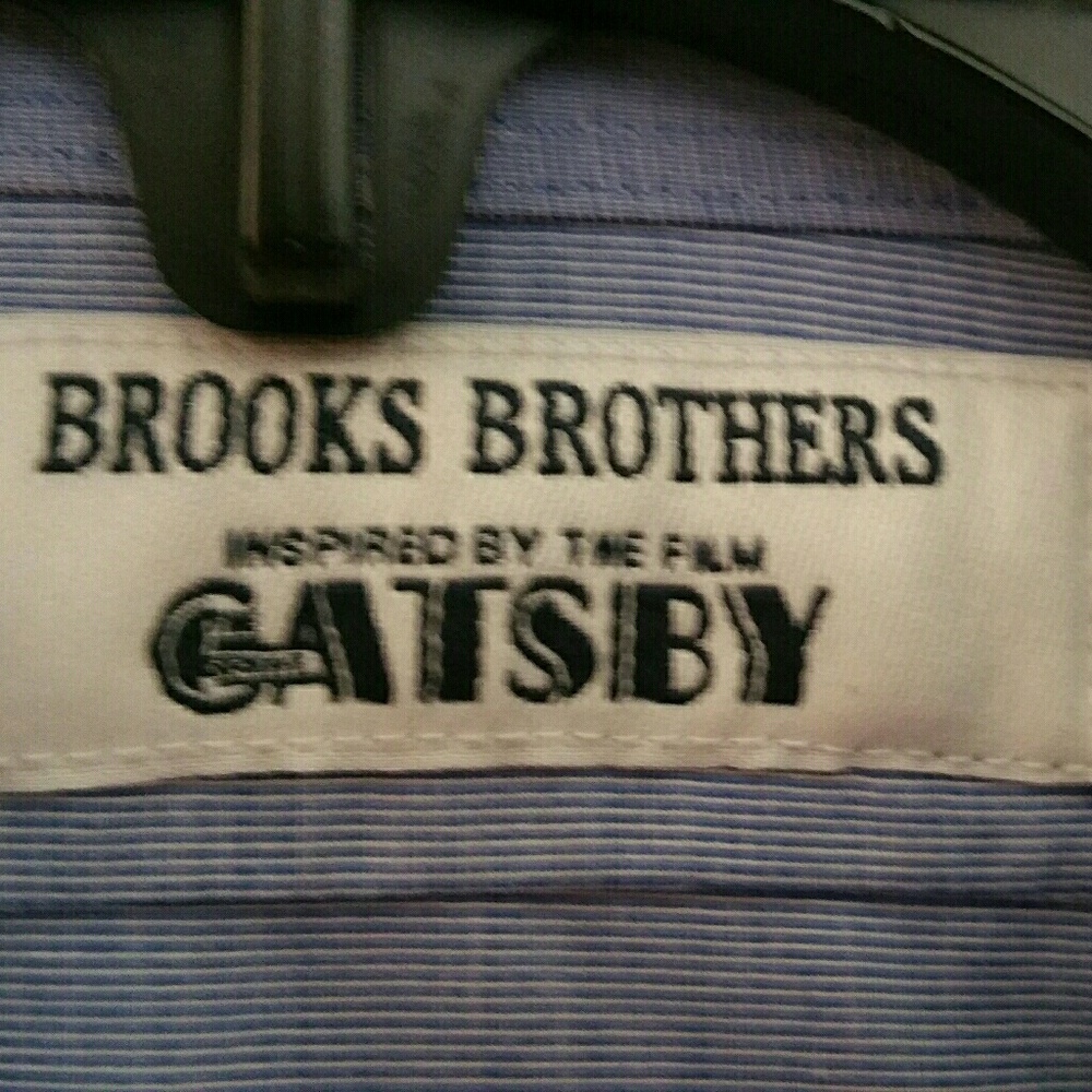 Two Brooks Brothers Great Gatsby shirts
